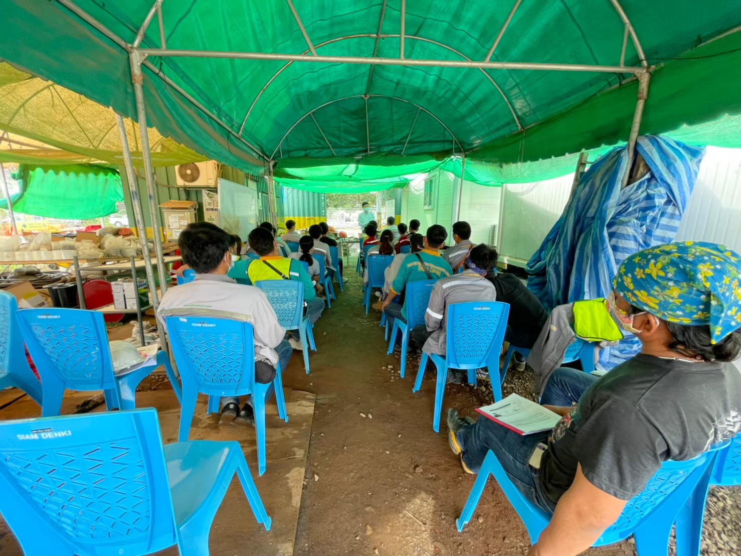 อบรมหลักสูตรการทำงานบนที่สูง